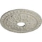 Ekena Millwork Warsaw Ceiling Medallion (Canopies up to 3 1/2"), 18"OD x 3 1/2"ID x 1 3/8"P, Pot of Cream Crackle CM18WAPCC - alternate 4
